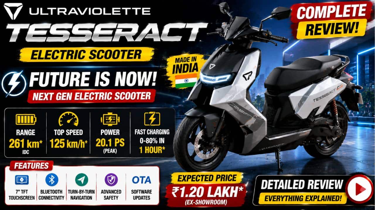 Ultraviolette Tesseract Electric Scooter