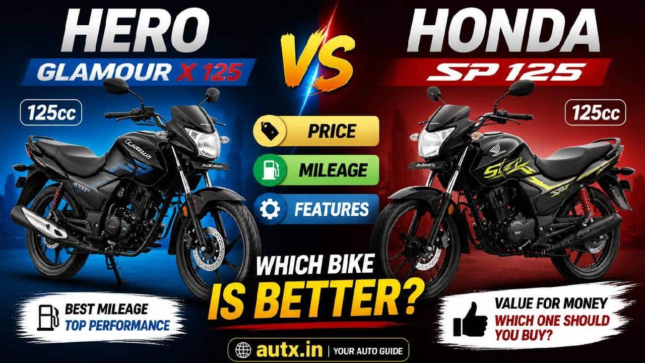 Hero Glamour X 125 vs Honda SP 125